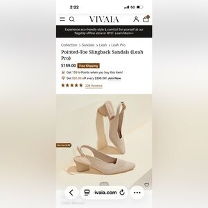 Brand new I never wore them cause too tight for me. Vivaia size 39 slingback.